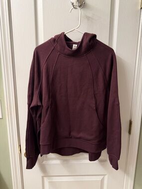 lululemon athletica Scuba Oversized Side-Slit Hoodie Goodnight Plum.
